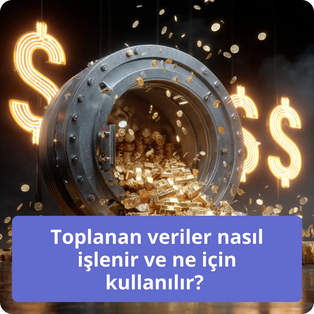 Toplanan veriler nasıl işlenir ve ne için kullanılır? 